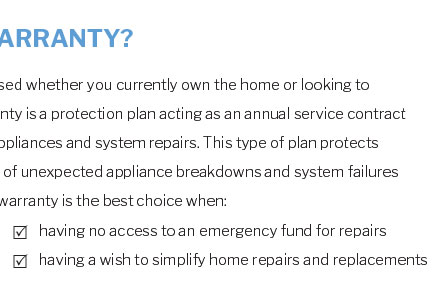 home warranty normal